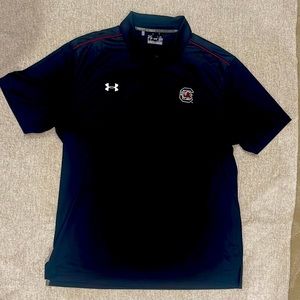 TWO Mens Under Armour U of SC Gamecocks Polos (2)